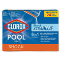 Clorox Pool & Spa XtraBlue Shock Algaecide Treatment 1 lb Bag, Case of 24