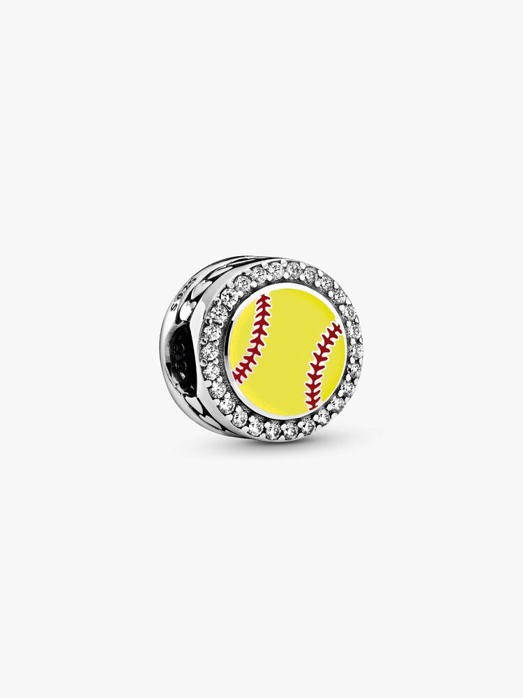 Engravable Softball Charm