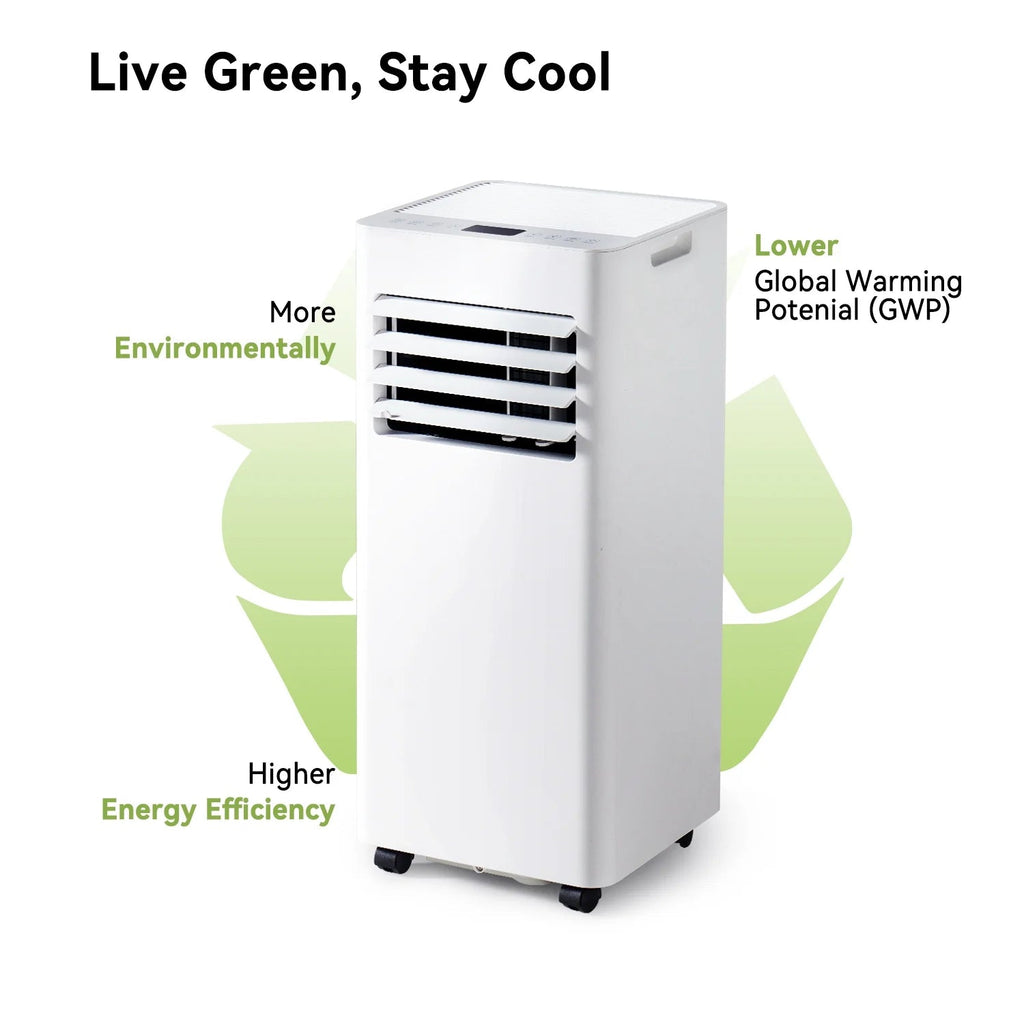 Bapipro Smart Portable Air Conditioner 10,000 BTU, WiFi, Remote, 4-in-1, 300 Sq Ft, 55dB