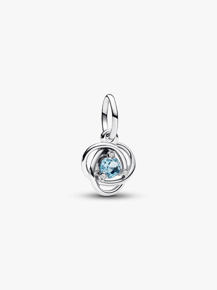 March Eternity Circle Dangle Charm Bracelet Set