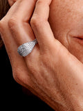 Pavé Square Cocktail Ring