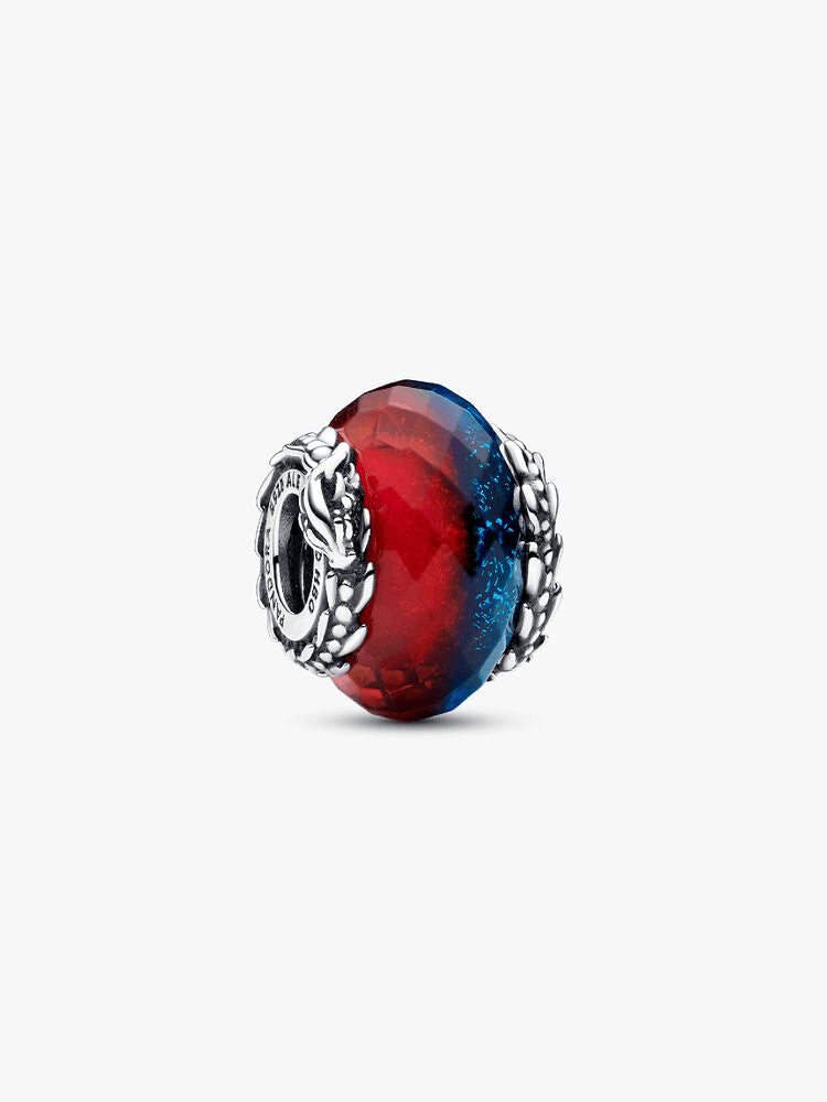 FINAL SALE - Game of Thrones Ice & Fire Dragons Dual Murano Glass Charm