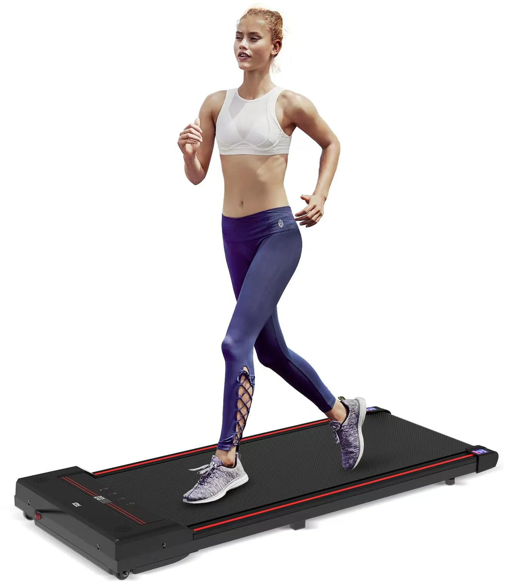 Sperax Under Desk Walking Pad Treadmill, 2.5 Horsepower, 320 lb Capacity
