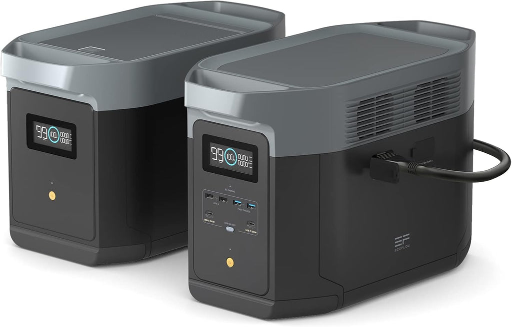 Portable Power Station, 2400W, 2048Wh - delta-2-max-2048wh