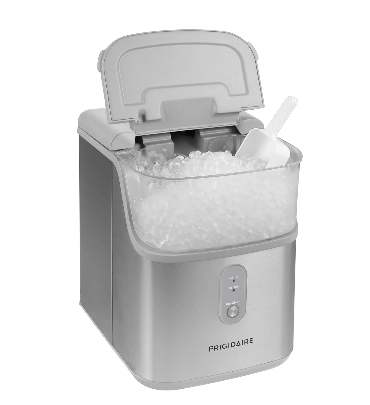 Frigidaire Nugget Ice Maker, 33 Lbs., Black Stainless Steel - EFIC228