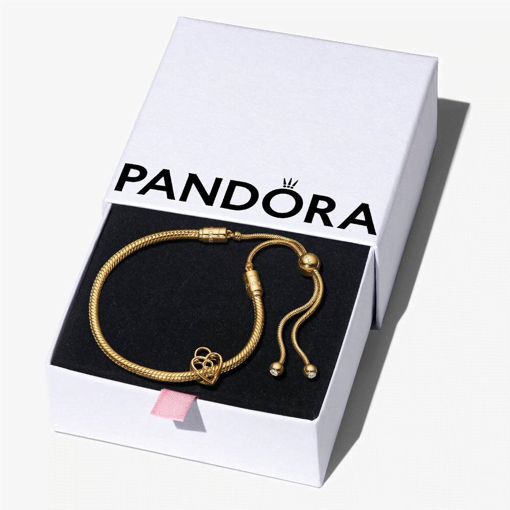 Golden Padlock Bracelet Gift Set