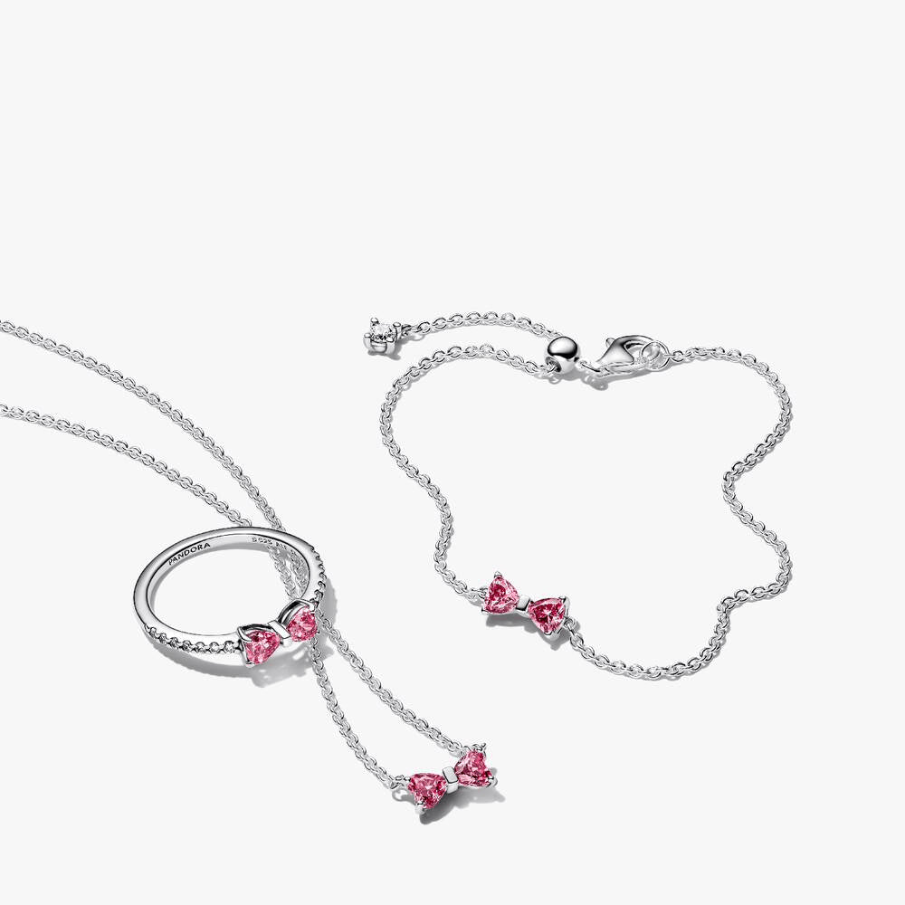 Sparkling Bow Jewelry Set