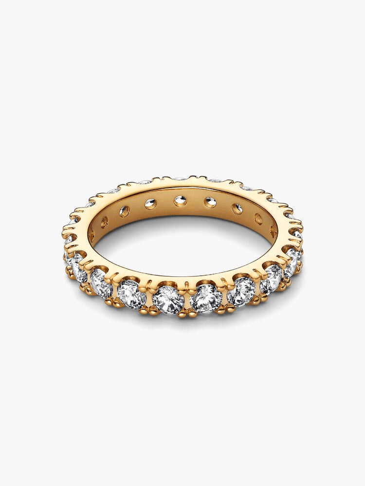 Sparkling Row Eternity Ring