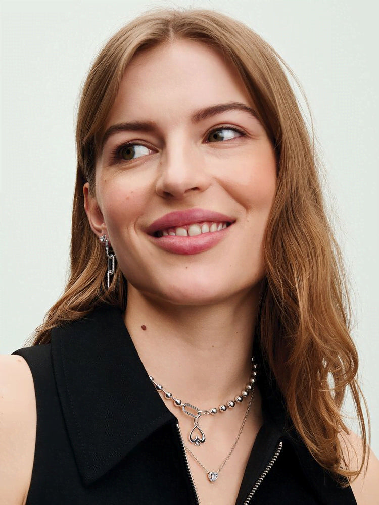 Pandora ME Extended Pavé Link Single Earring
