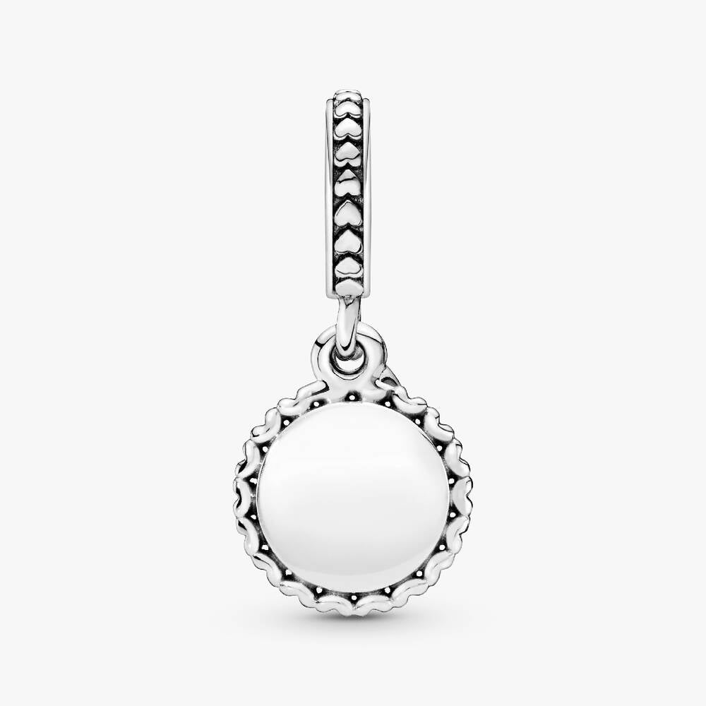 FINAL SALE - Engravable Silver Dangle