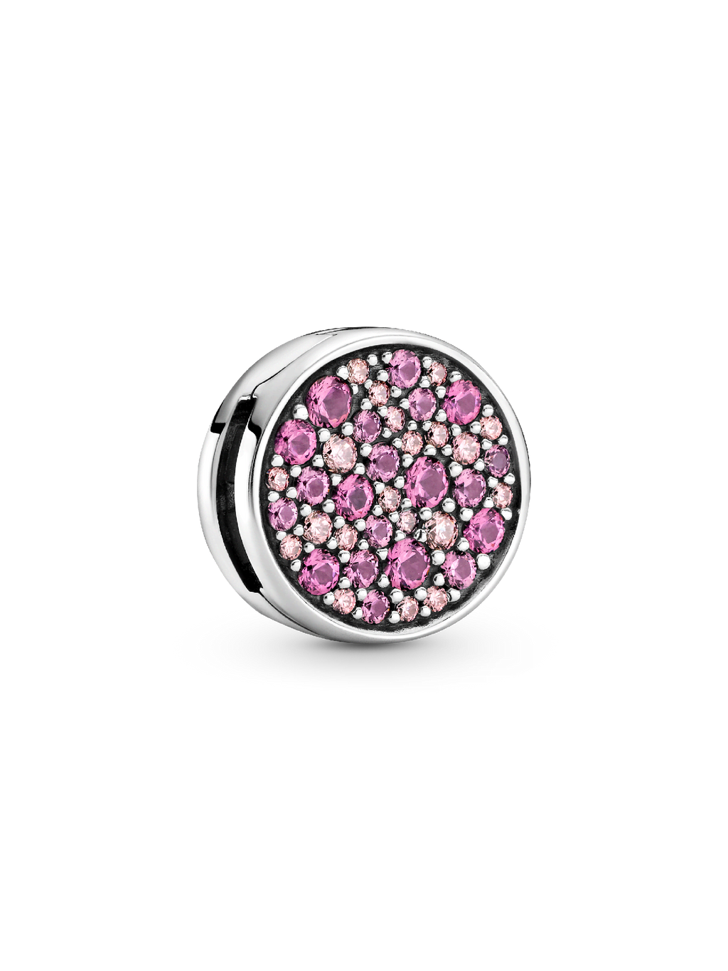 FINAL SALE - Pink Pavé Clip Charm