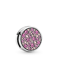 FINAL SALE - Pink Pavé Clip Charm