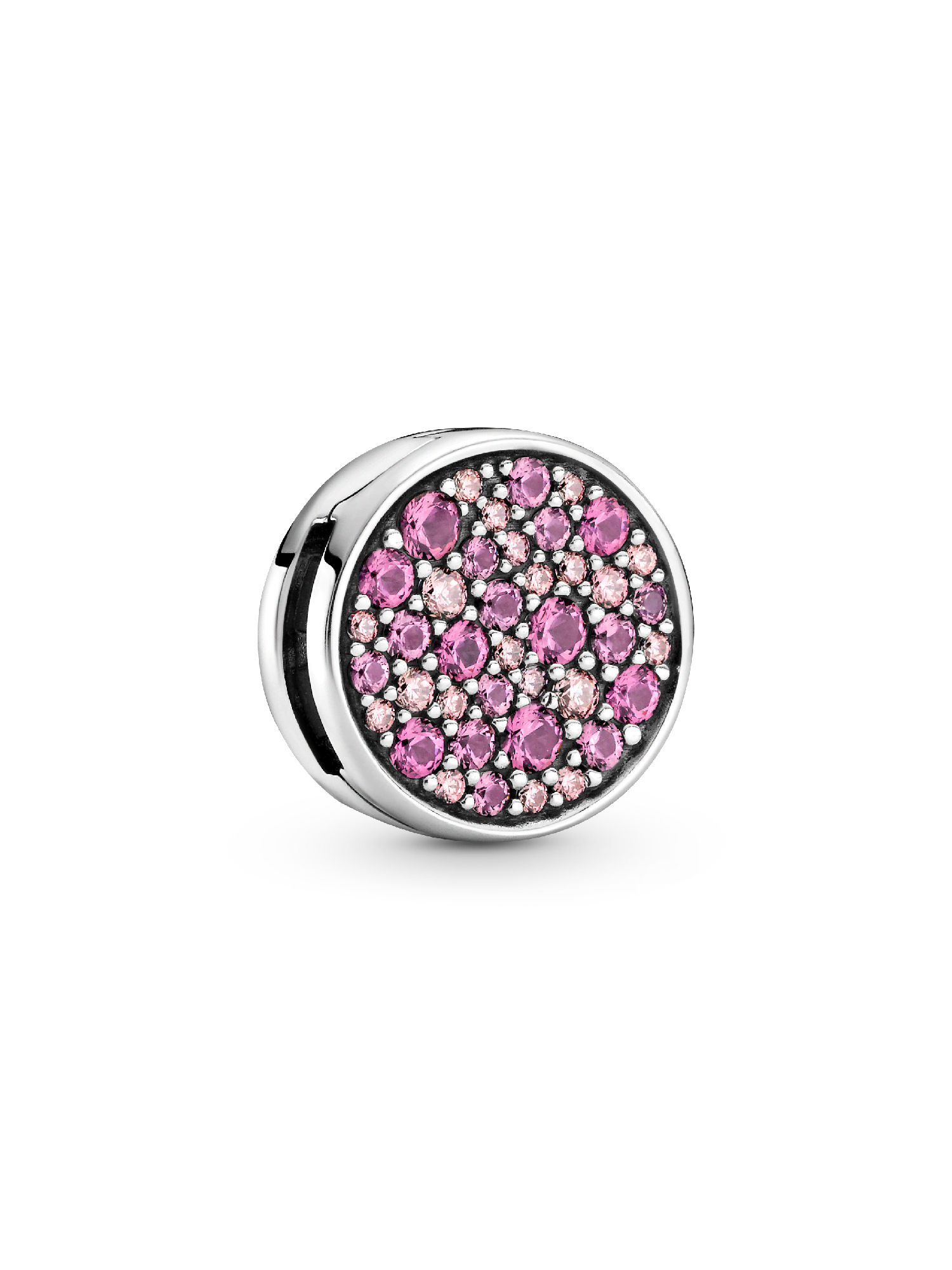 FINAL SALE - Pink Pavé Clip Charm