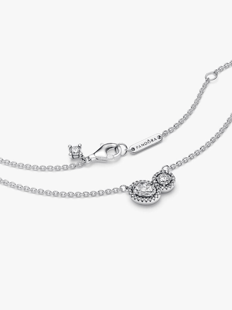 Embracing Halo Necklace