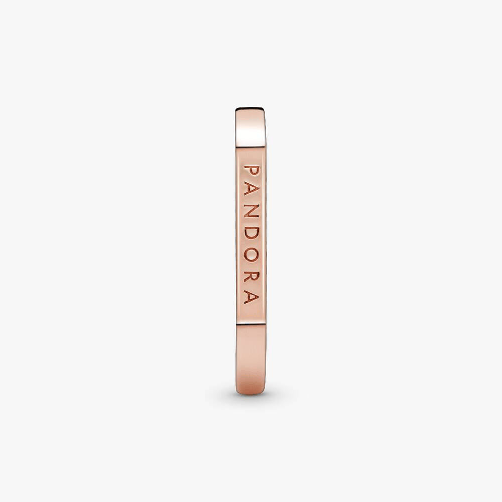 FINAL SALE - Logo Bar Stacking Ring