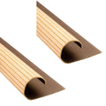 Unfinished Oak Basement Column Cover, 96 in. x 48 in., Set Of 2