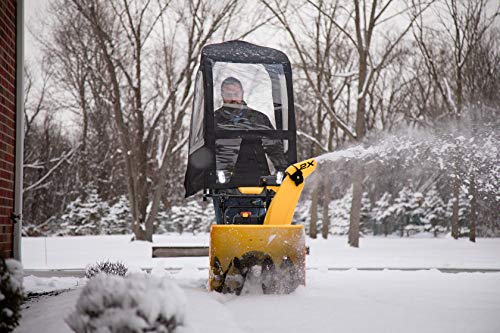 arnold-deluxe-universal-snow-thrower-cab-blackfits-most-2-3-stage-snow-blowers-includes-pouch-reflective-fabric-9578