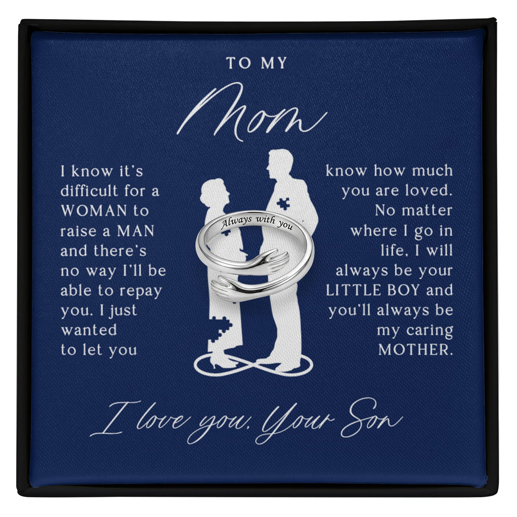 To My Mom From Son - Hug Ring