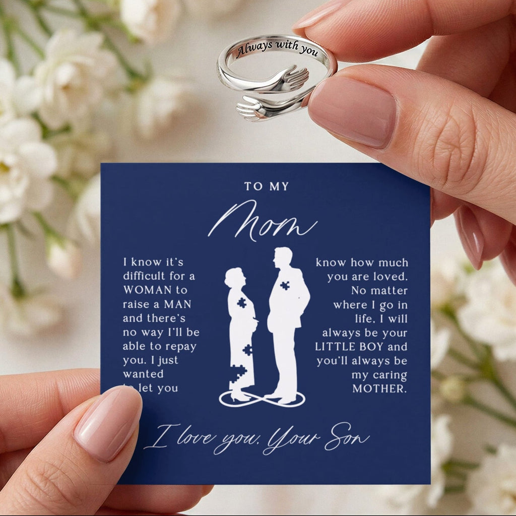 To My Mom From Son - Hug Ring