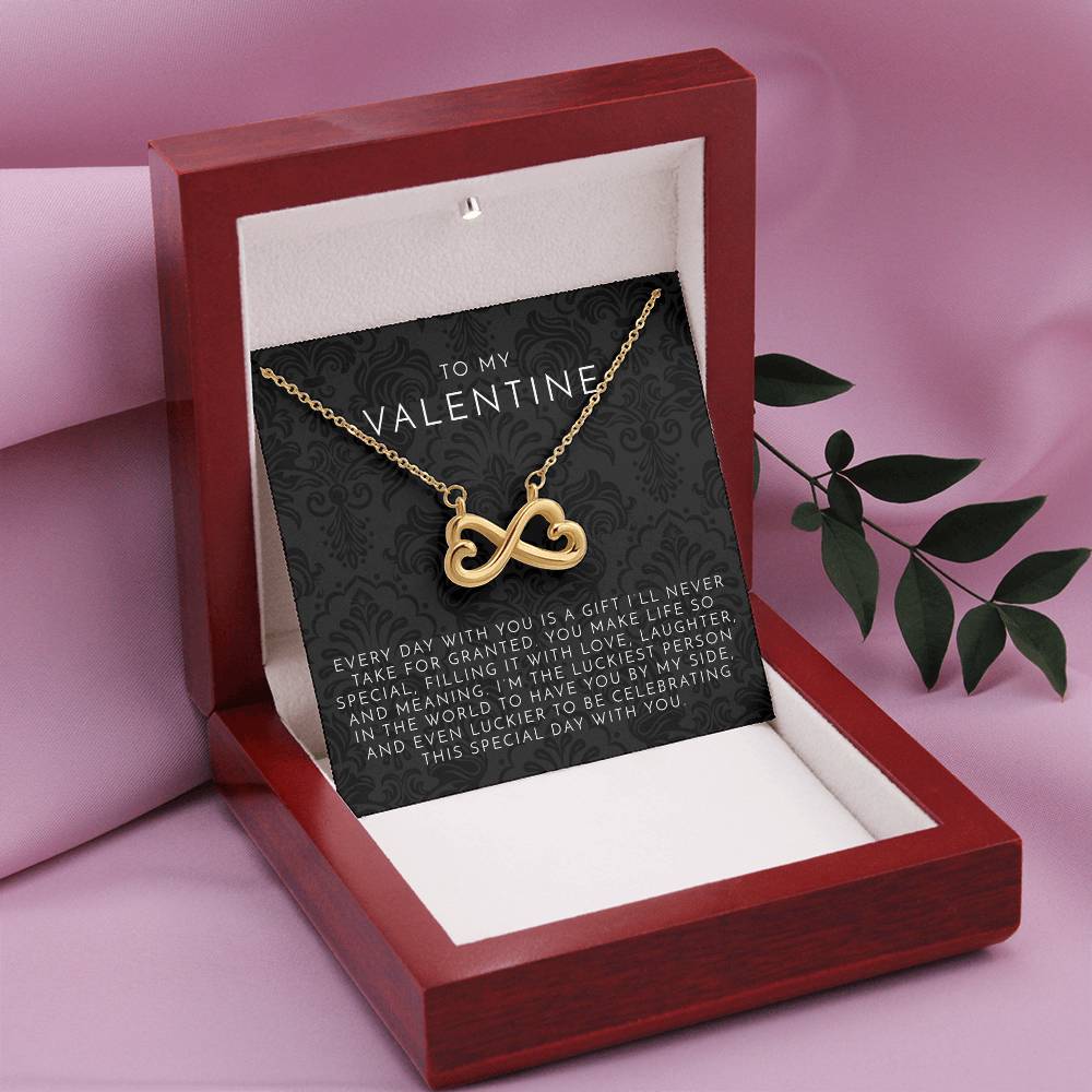 To My Valentine Endless Love Necklace