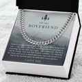To My Boyfriend Necklace (A Unique Kind Of Peace)