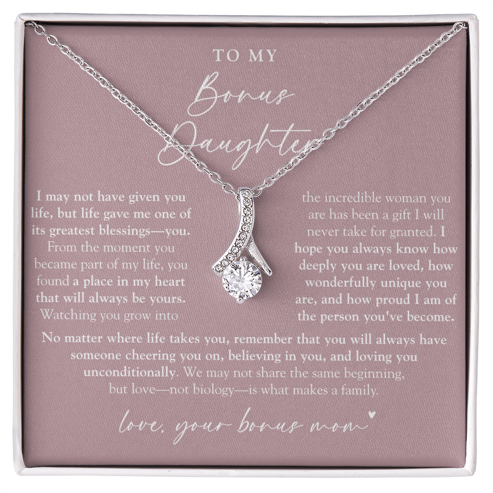 To My Bonus Daughter (A Place In My Heart) Mauve