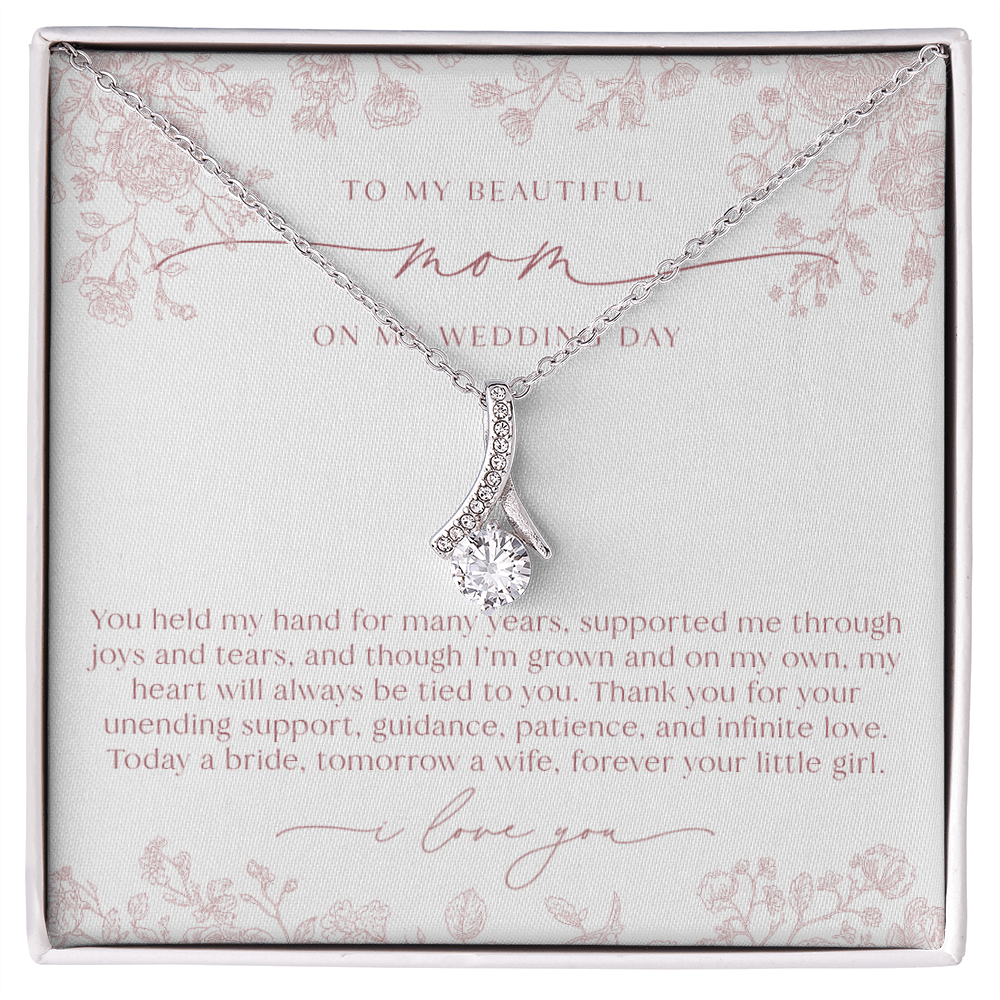 Mother of the Bride Necklace | Blush Chinoiserie Floral