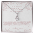 Mother of the Bride Necklace | Blush Chinoiserie Floral