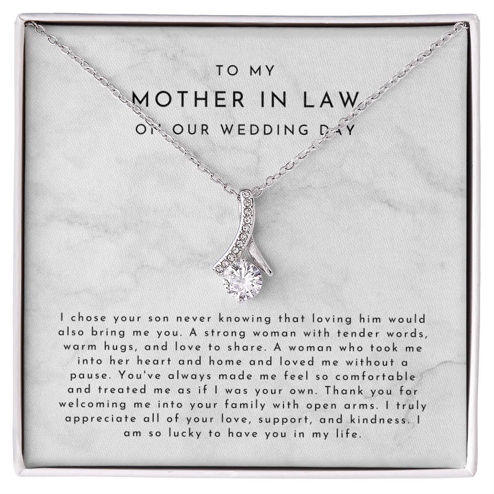 To My Mother In Law On Our Wedding Day Gift
