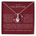 To My Valentine Necklace | Red Hearts