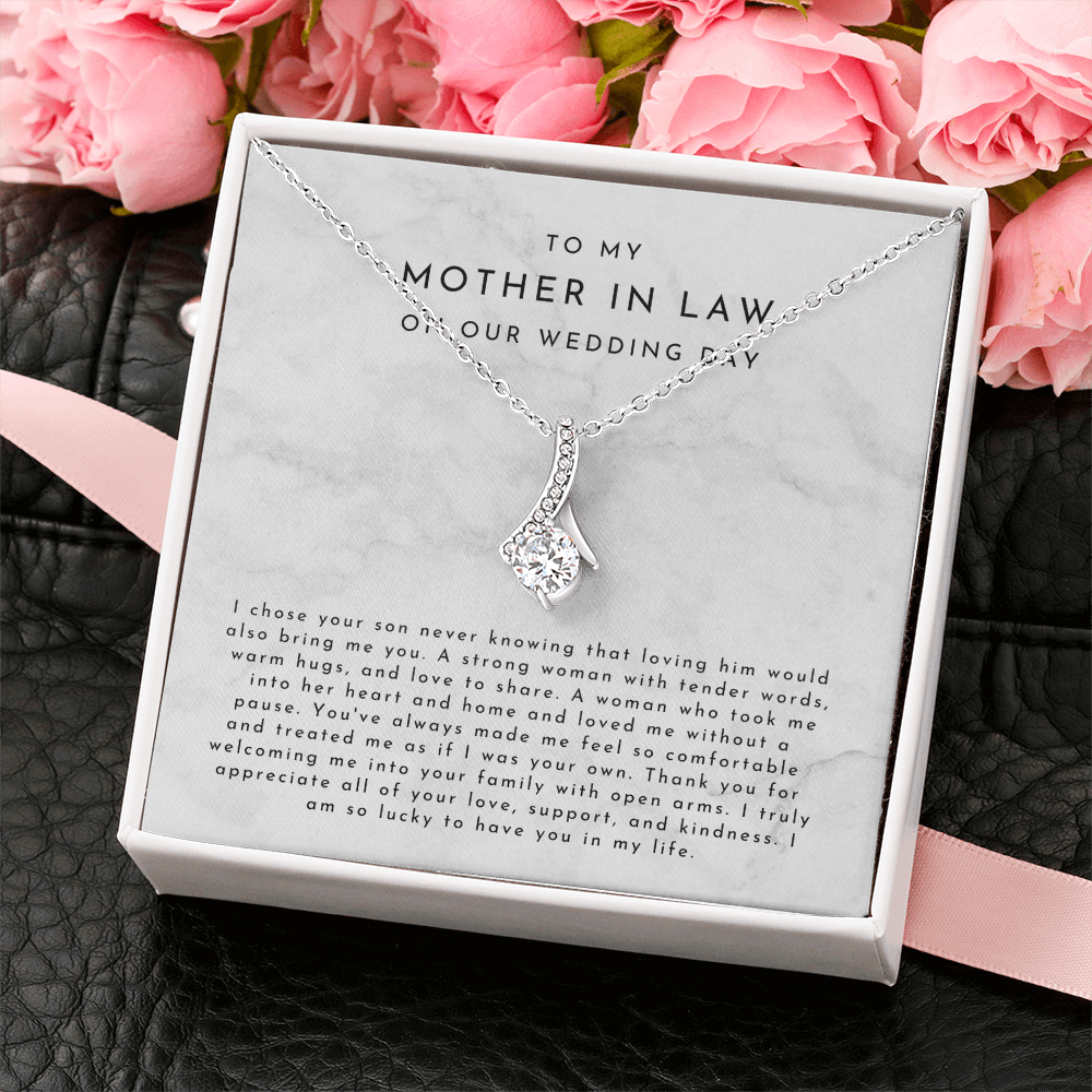 To My Mother In Law On Our Wedding Day Gift