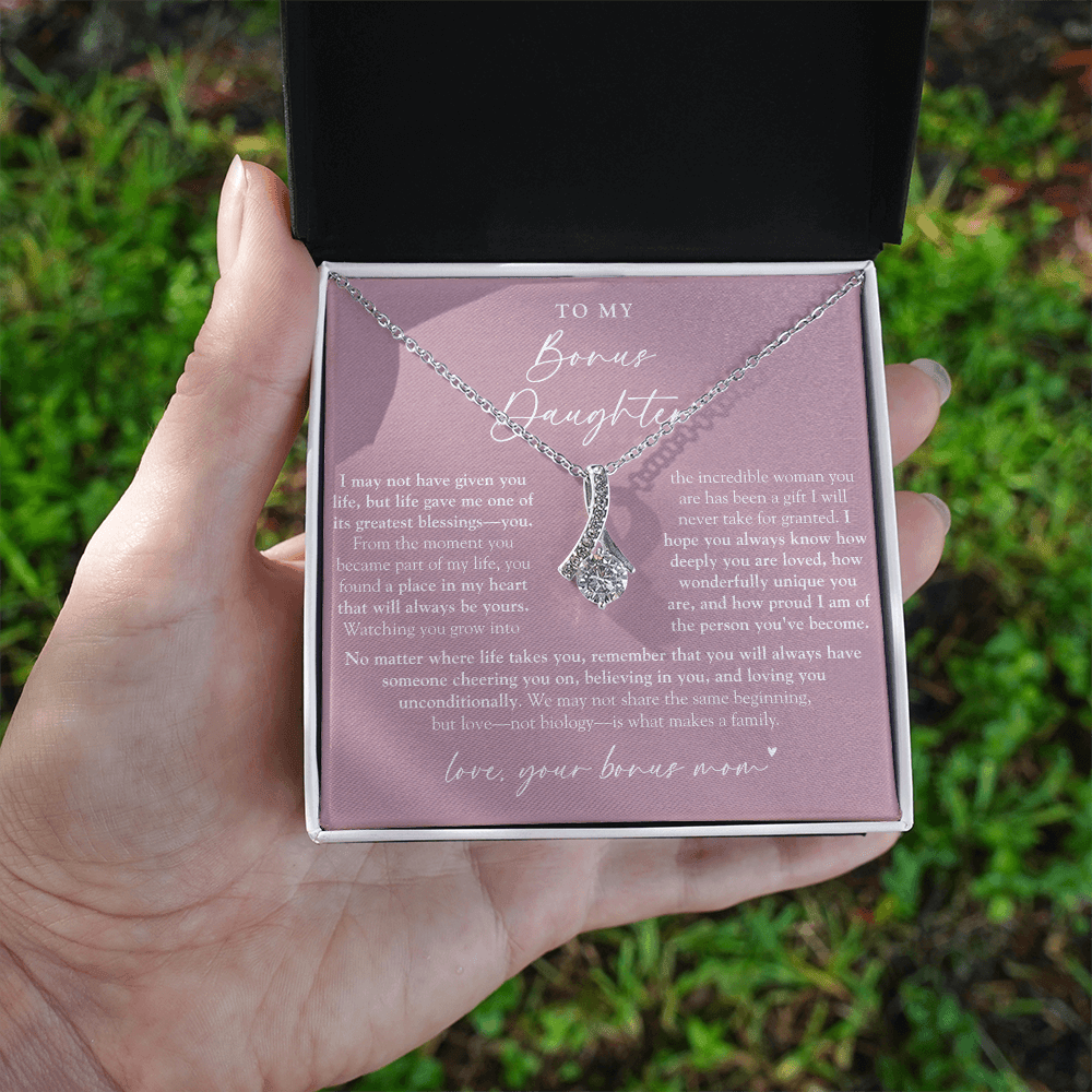 To My Bonus Daughter (A Place In My Heart) Mauve