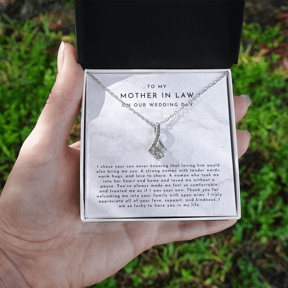 To My Mother In Law On Our Wedding Day Gift