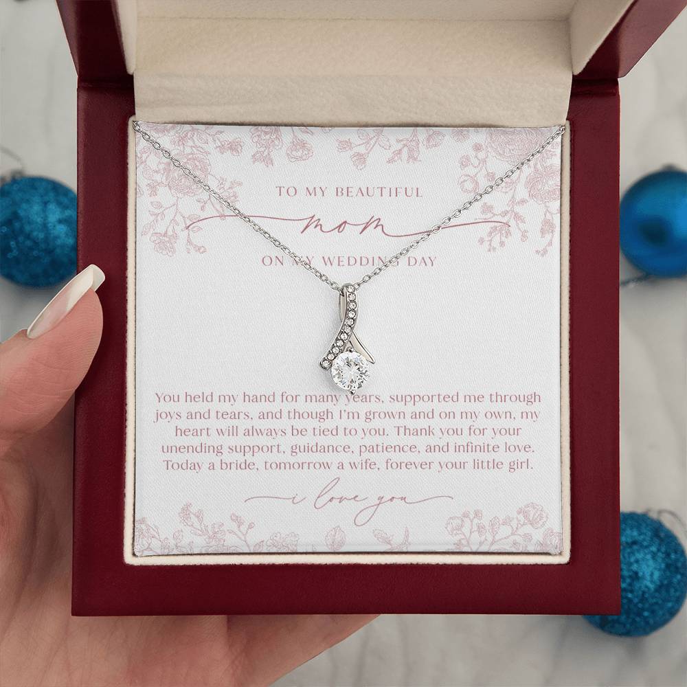 Mother of the Bride Necklace | Blush Chinoiserie Floral