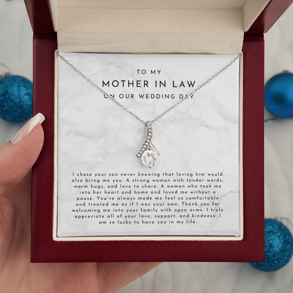 To My Mother In Law On Our Wedding Day Gift