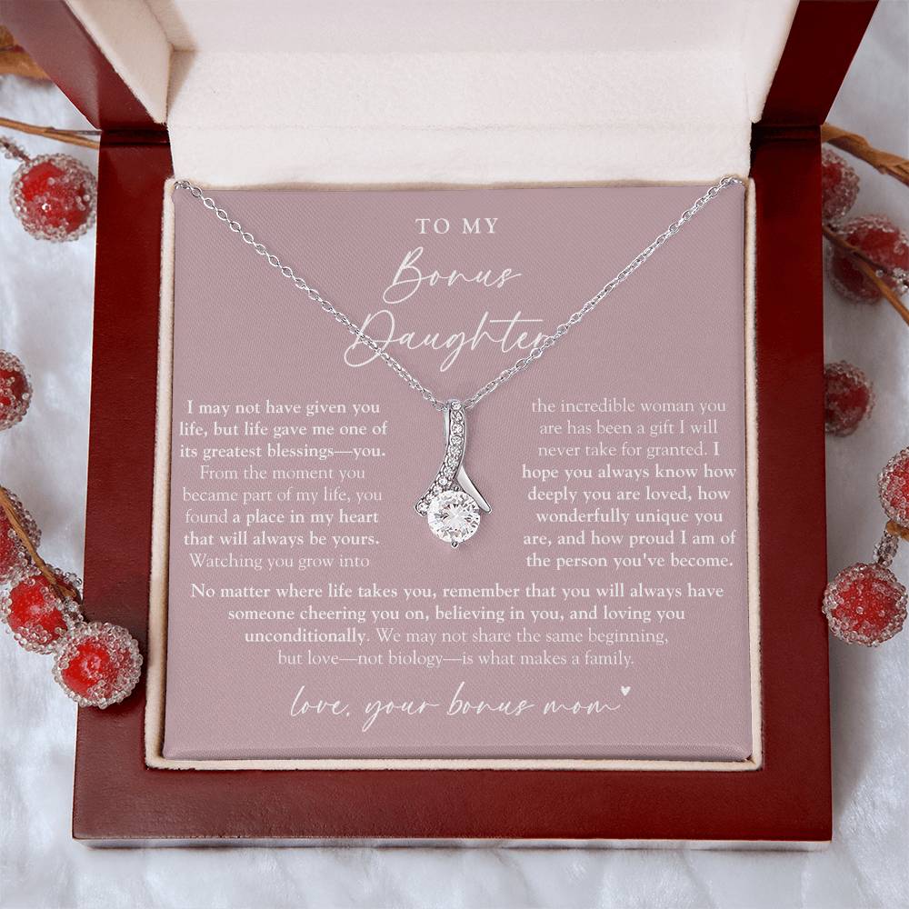 To My Bonus Daughter (A Place In My Heart) Mauve