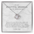 Grandmother Of The Bride Gift - Love Knot Necklace