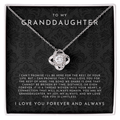 To My Granddaughter Necklace
