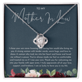 To My Mother In Law - Love Knot Necklace