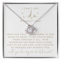Maid of Honor Proposal Love Knot Necklace | Heartfelt