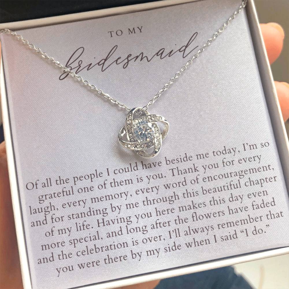 Bridesmaid Necklace |  Elegant Pearlescence