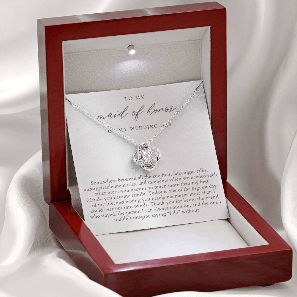 Maid of Honor Necklace | Elegant Pearlescence