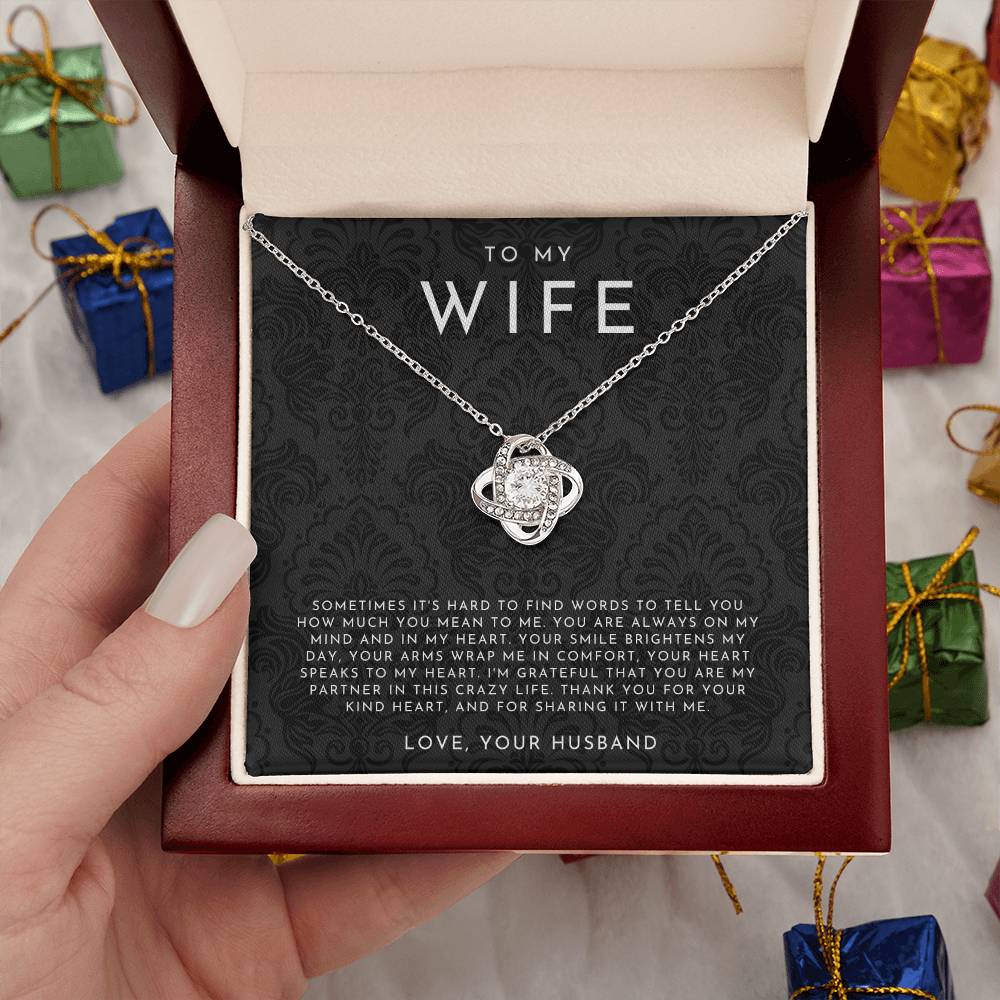 Wife Love Knot Necklace