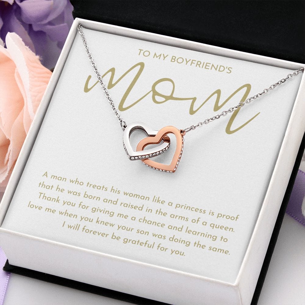 To My Boyfriends Mom Necklace - Boyfriends Mom Gift