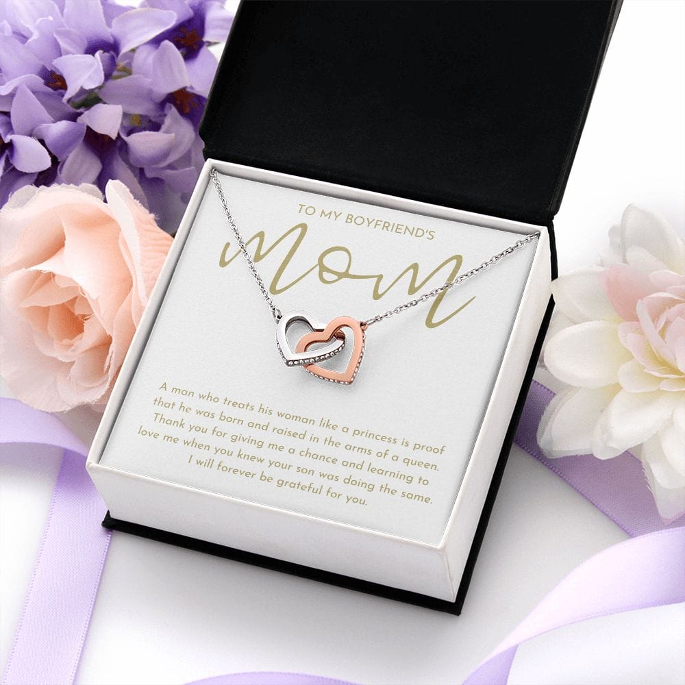 To My Boyfriends Mom Necklace - Boyfriends Mom Gift