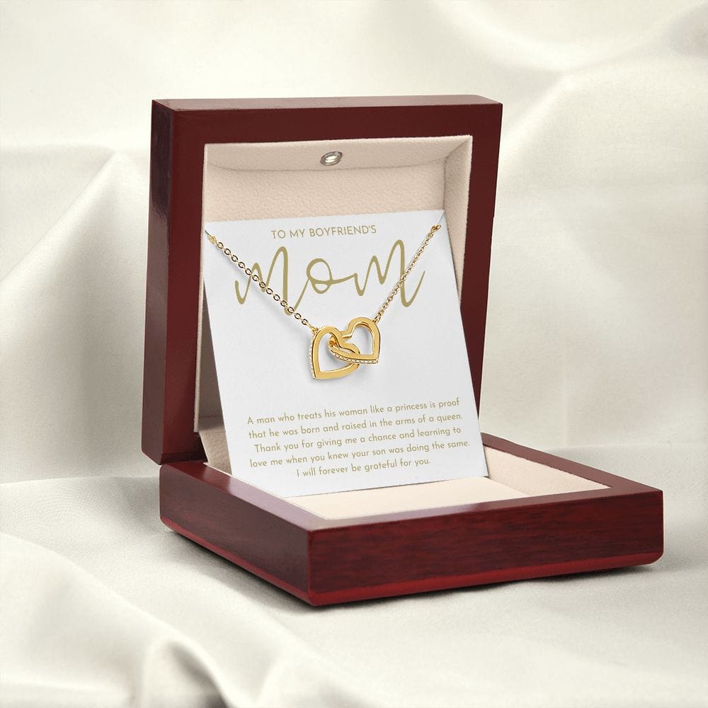 To My Boyfriends Mom Necklace - Boyfriends Mom Gift