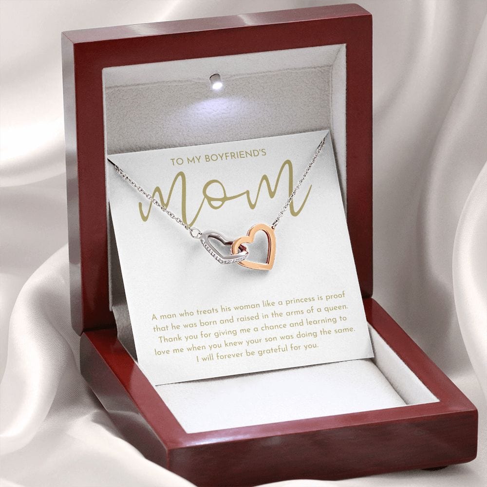 To My Boyfriends Mom Necklace - Boyfriends Mom Gift