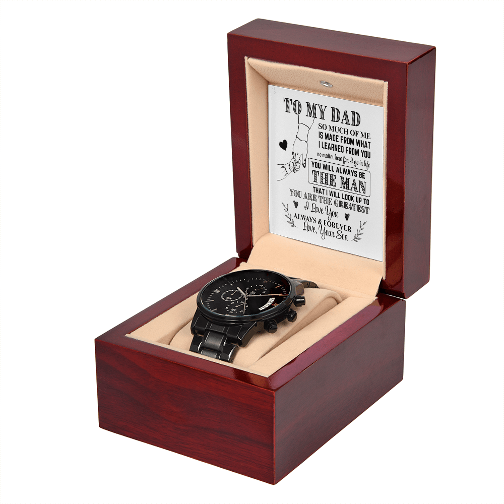 To My Dad From Son Chronograph Watch