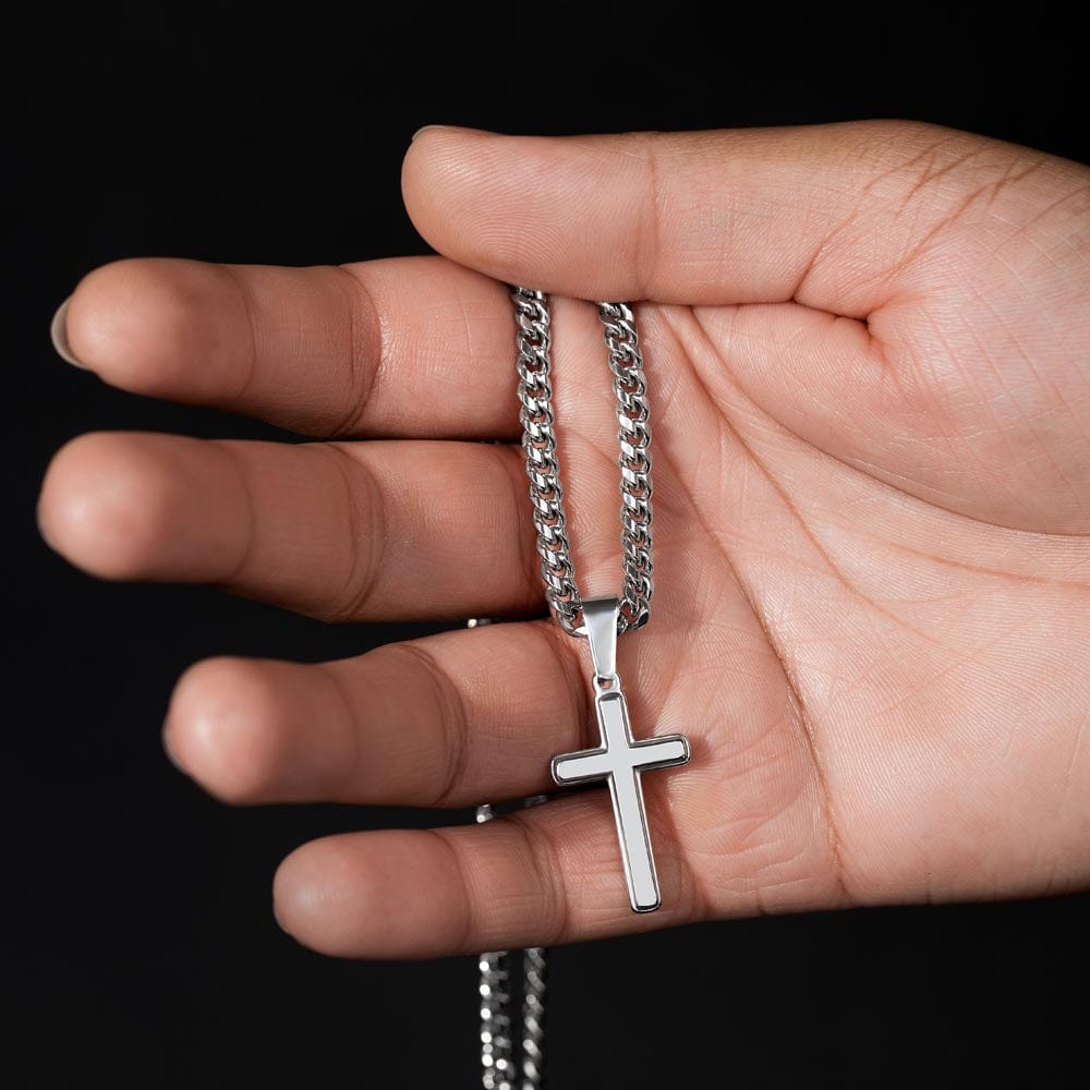 To My Nephew (I Closed My Eyes) Cross Necklace