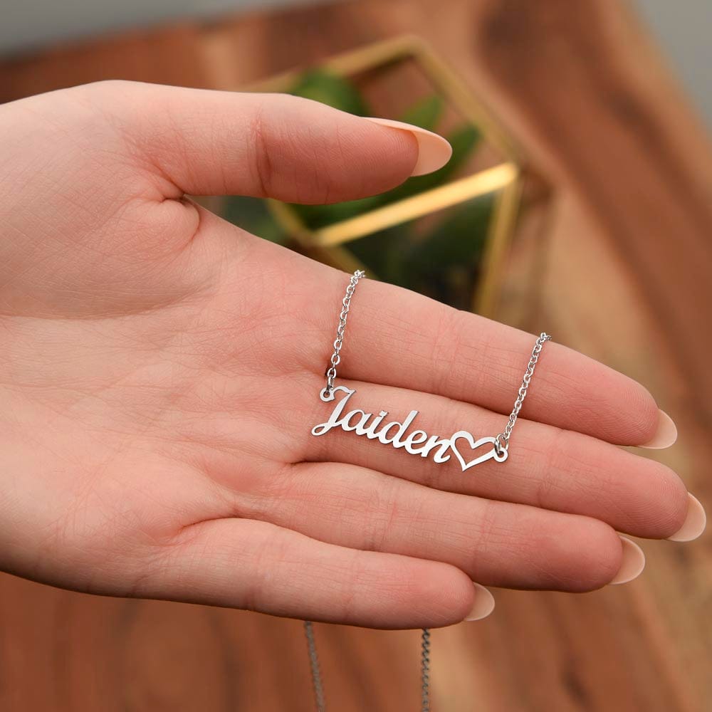 Custom Name Heart Graduation Gift